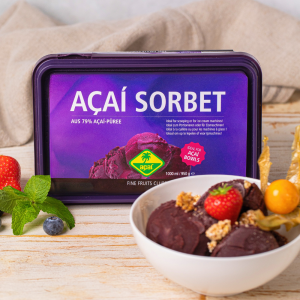 Schepbare Acai bowl scoopable acai bowl klaar voor gebruik in Kg verpakking met bowl