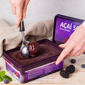 Schepbare Acai scoopable acai klaar voor gebruik in Kg verpakking how to use